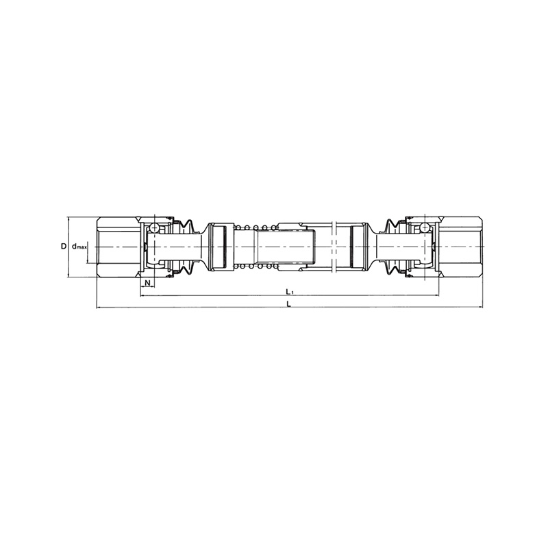 RSK-BHJM กรงลูกเลื่อนร่องตรง CV Universal Joint ดูดซับแรงกระแทกสำหรับ Leveler
